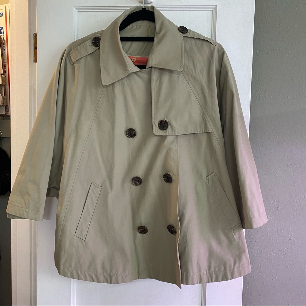 Calvin Klein trench cape coat size M